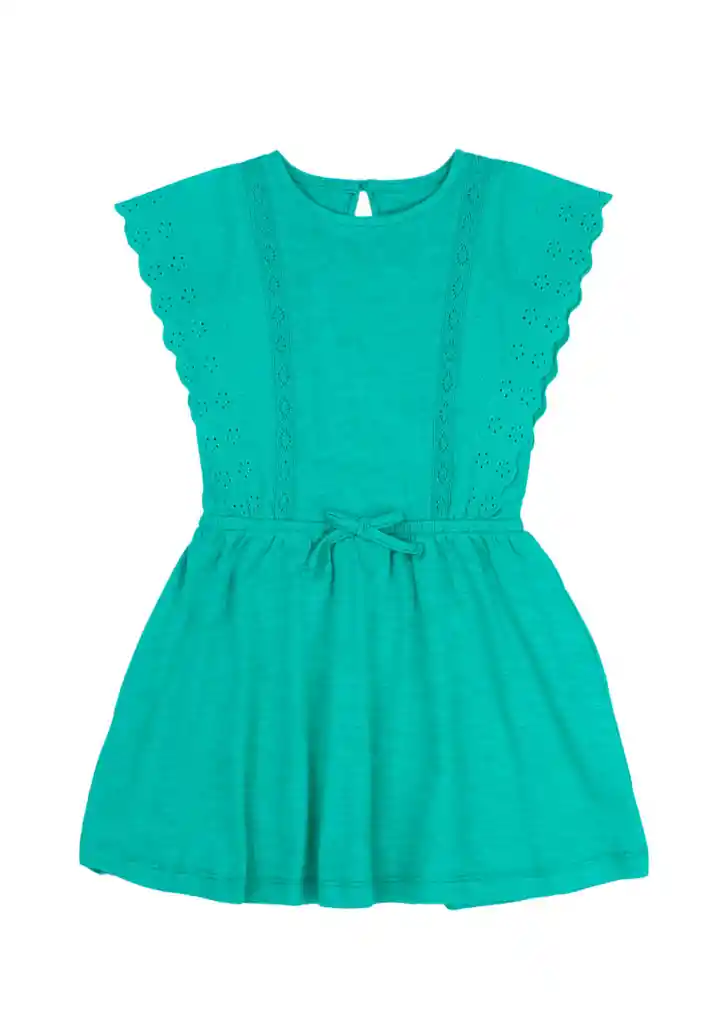 Vestido Kids Niña Energy 320 Verde Claro 2 Años