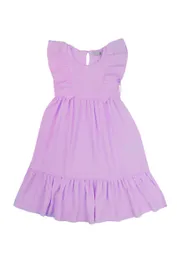 Vestido Kids Niña Textura Free 317 Lila 2 Años