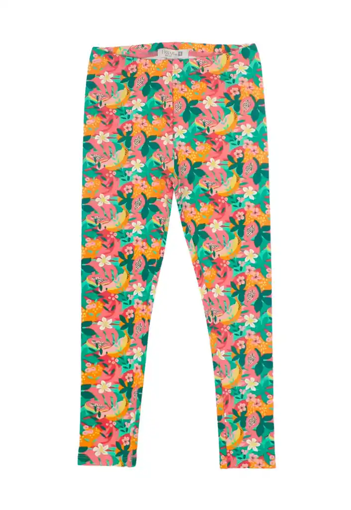 Leggins Kids Niña Estampada Energy 307 Coral 2 Años