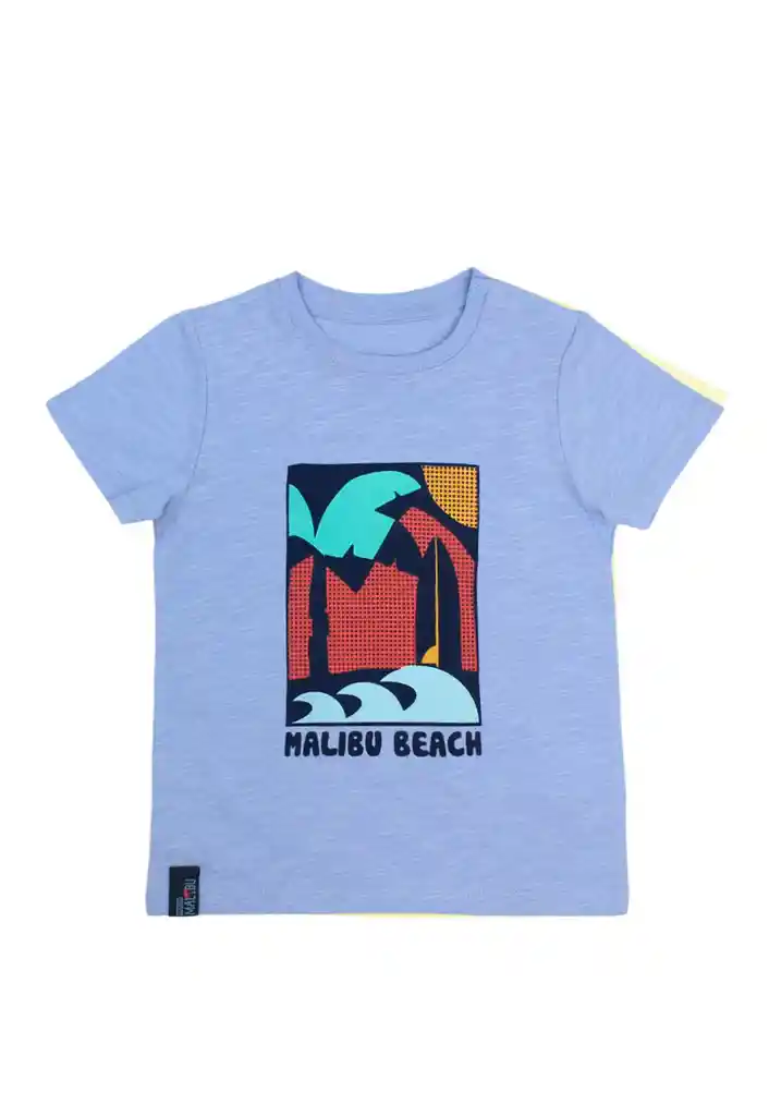 Polera Kids Niño Slub Malibu 241 Lavanda 2 Años