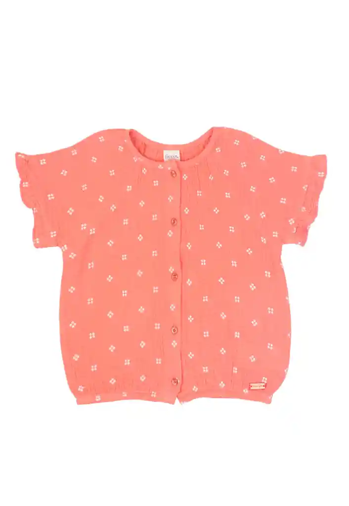 Blusa Kids Niña Energy 292 Coral 4 Años