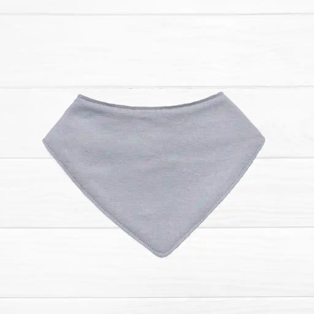 Babero Bandana Lino Gris