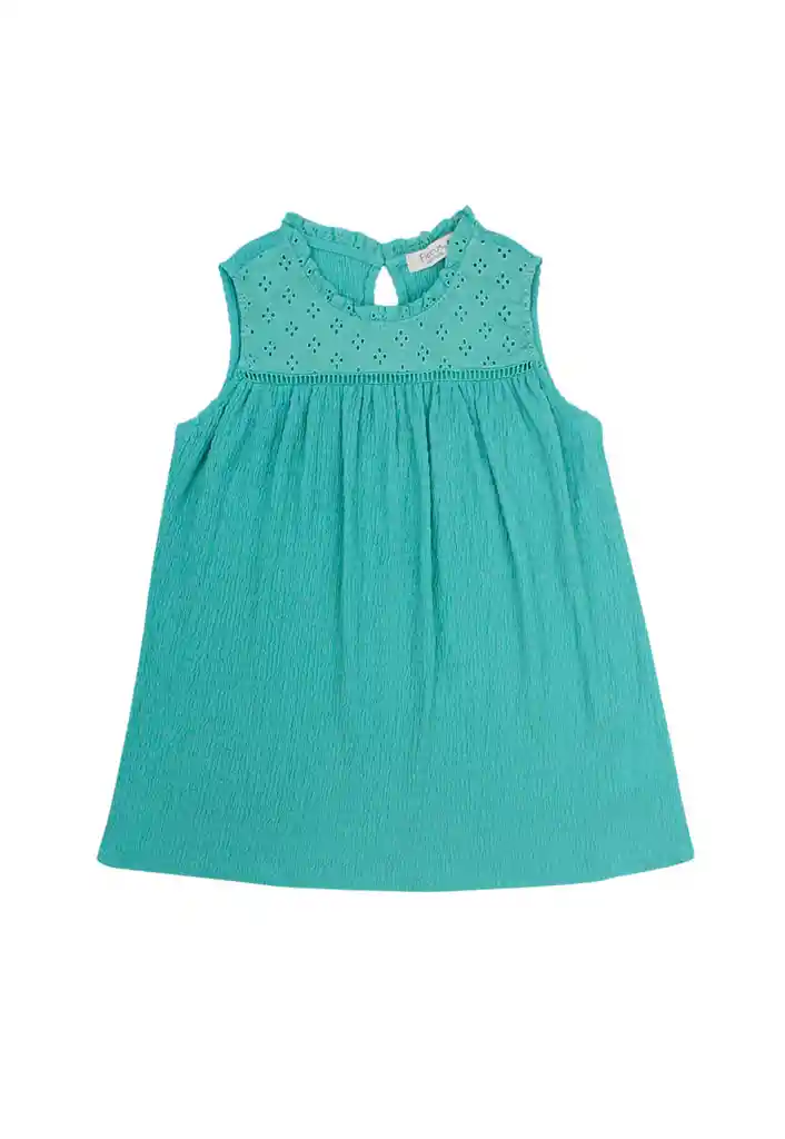 Blusa Junior Niña Free 396 Menta 12 Años