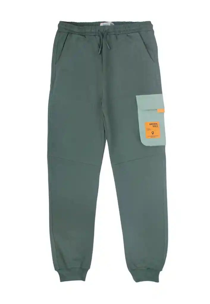 Pantalon Junior Niño Sport Free 367 Verde 12 Años