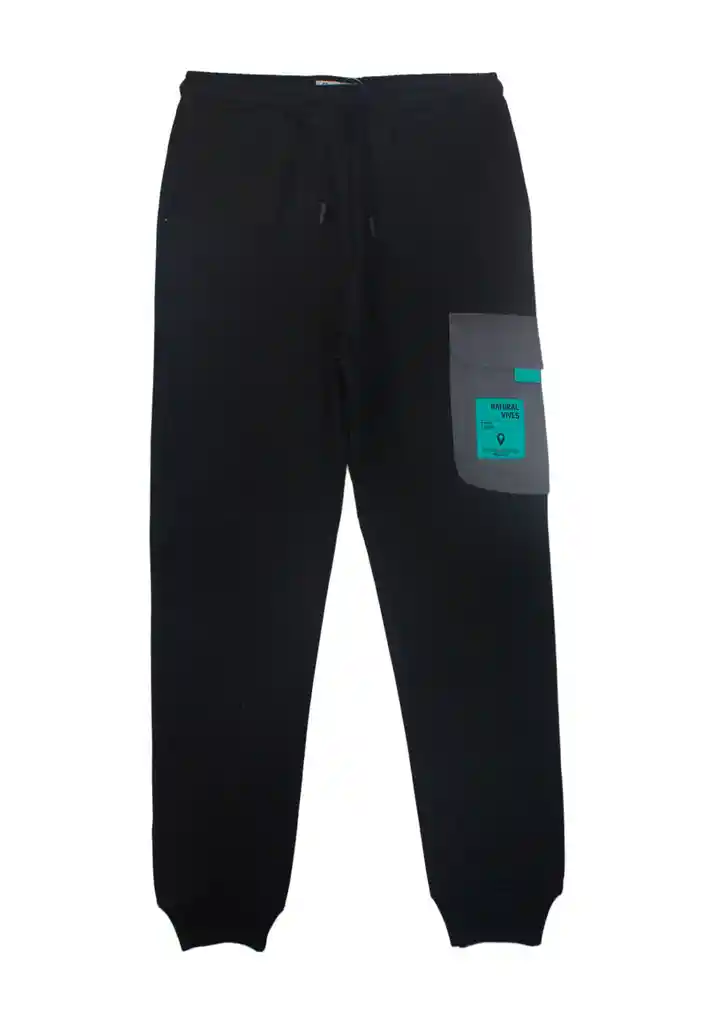 Pantalon Junior Niño Sport Free 367 Negro 10 Años