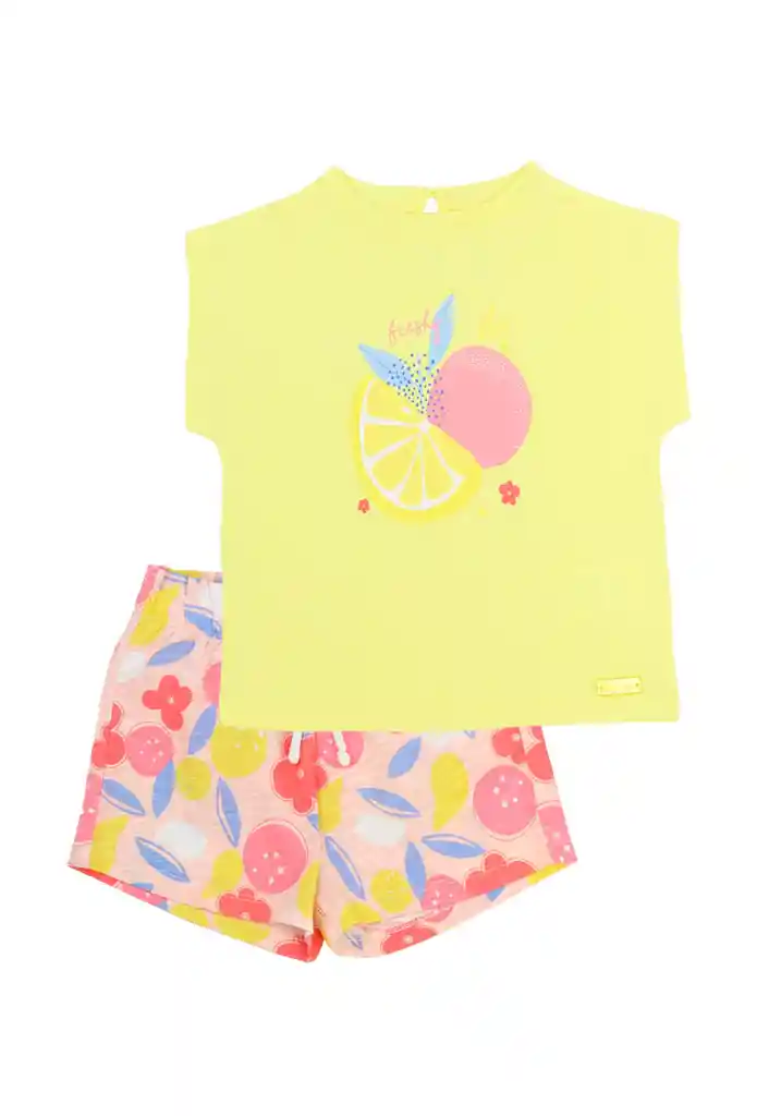 Conjunto Kids Niña Energy 330 Amarillo Claro 6 Años