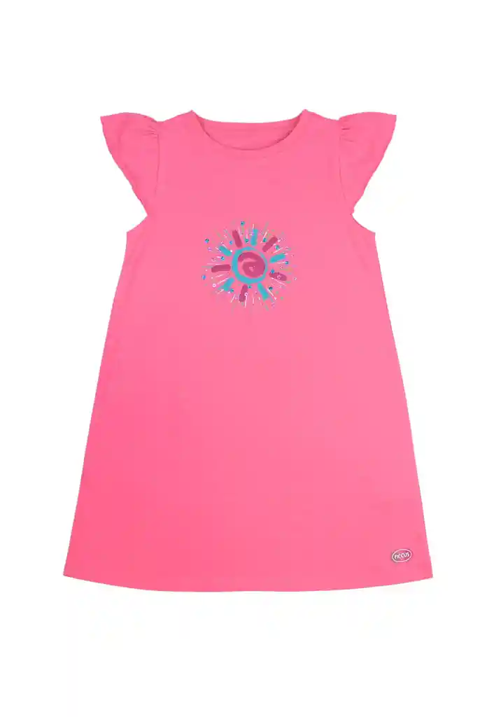 Vestido Kids Niña Lentejuelas Malibu 323 Rosado Intenso 6 Años