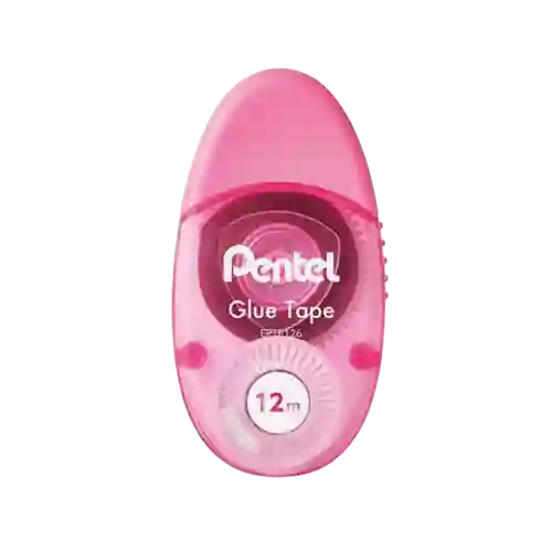 Cinta Adhesiva Doble Contacto 6mmx 12m Pentel Rosa