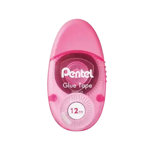 Cinta Adhesiva Doble Contacto 6mmx 12m Pentel Rosa