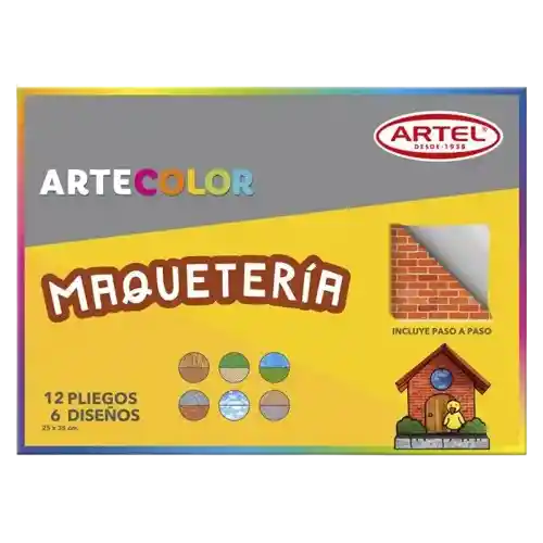 Estuche Artecolor Papeleria Maquetería Artel