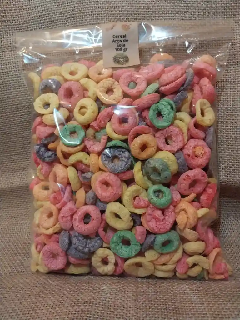 Cereal Aros De Soja, Sin Gluten