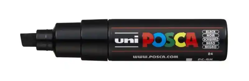 Marcador Uni Posca pc 8K Negro