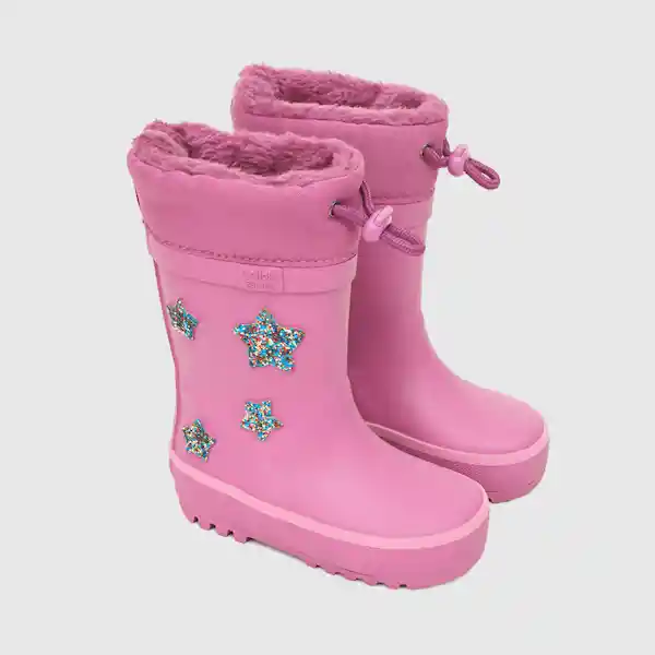 Botas de Lluvia Para Niña Color Morado Talla 24 Colloky