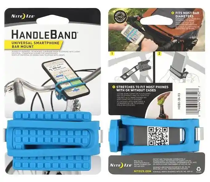 Soporte De Celular Para Bicicletas Handleband 2.0 / Color Gris