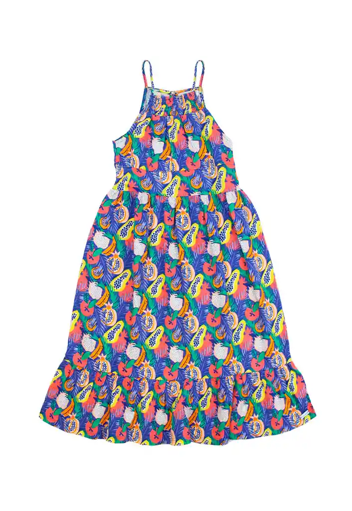 Vestido Junior Niña Estampado Energy 421 Lavanda 10 Años