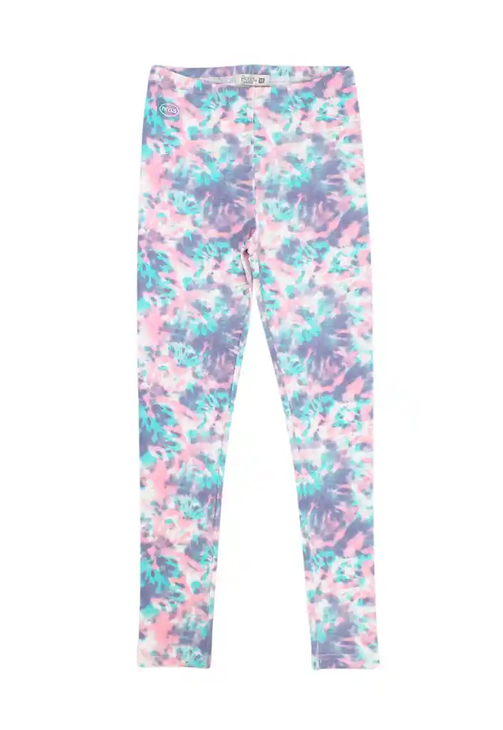 Leggins Junior Niña Estampada Malibu 411 Rosado 10 Años