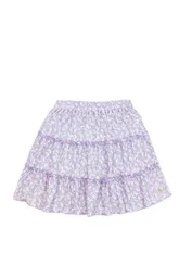 Falda Teens Niña Estampada Free 556 Lavanda 16/l