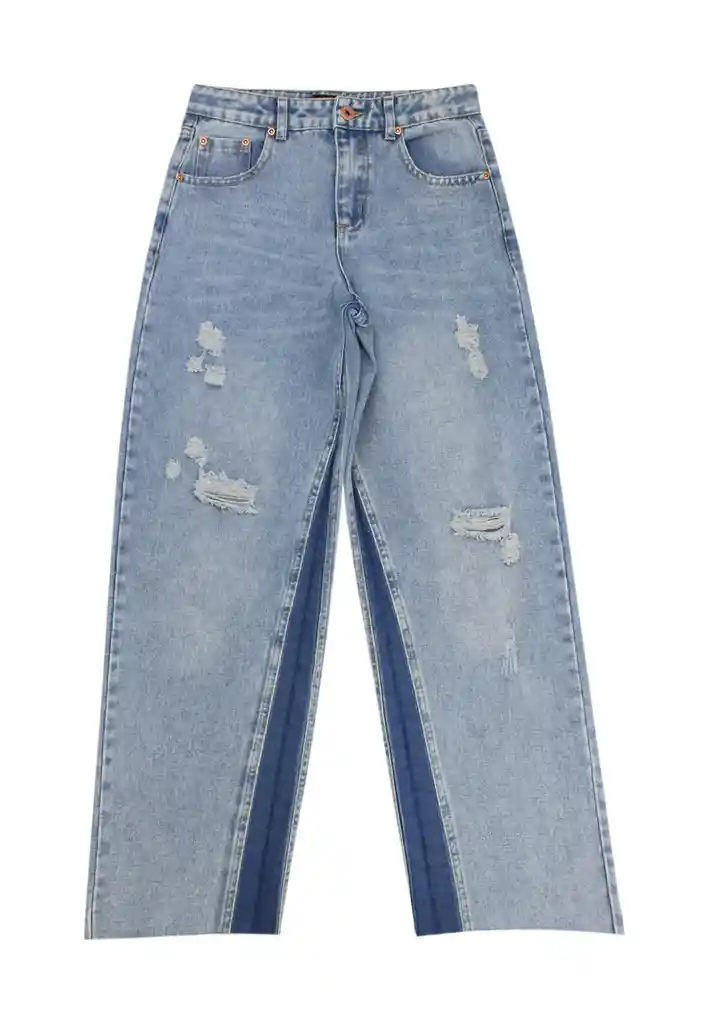 Jeans Teens Niña Palazzo Free 552 Celeste 16/l