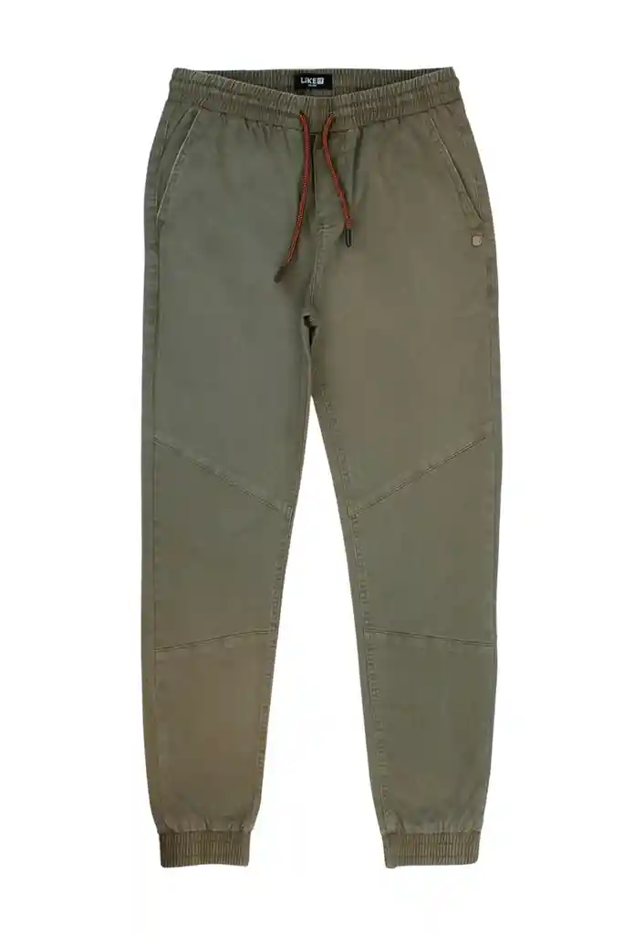 Pantalon Teens Niño Jogger Sunset 520 Verde Militar 12/s