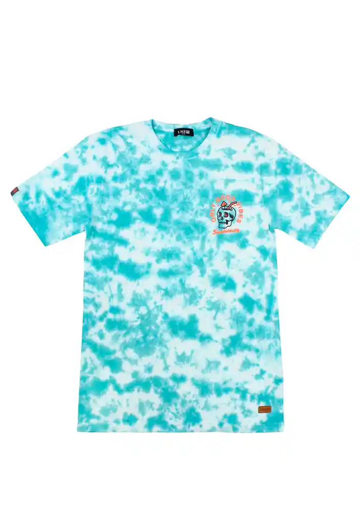 Polera Teens Niño Tie Dye Sunset 509 Esmeralda 16/l