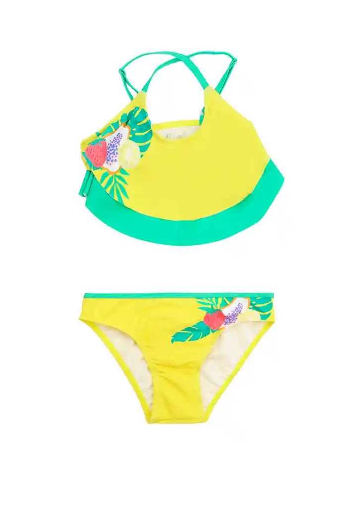 Bikini Junior Niña Energy 431 Amarillo 8 Años