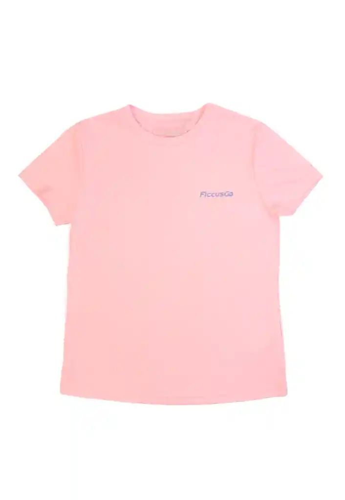 Polera Niña Aplicacion Ficcusgo 570 Rosado 16 Años