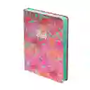 Agenda 2025 Con Formato Día Por Páginas Con Elástico Y Foil Diseño Floral