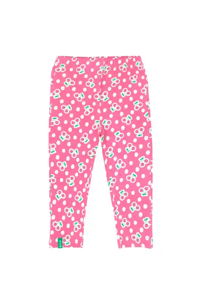 Leggins Bebé Niña Estampada Day To Day 716 Fucsia 12 A 18 Meses