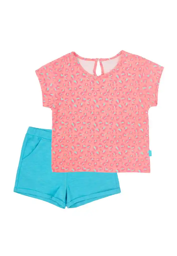 Conjunto Kids Niña Day To Day 756 Coral Claro 6 Años