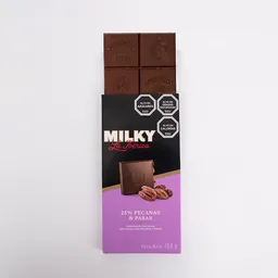 Tabl. Milky Pecanas Y Pasas X 100 Gr