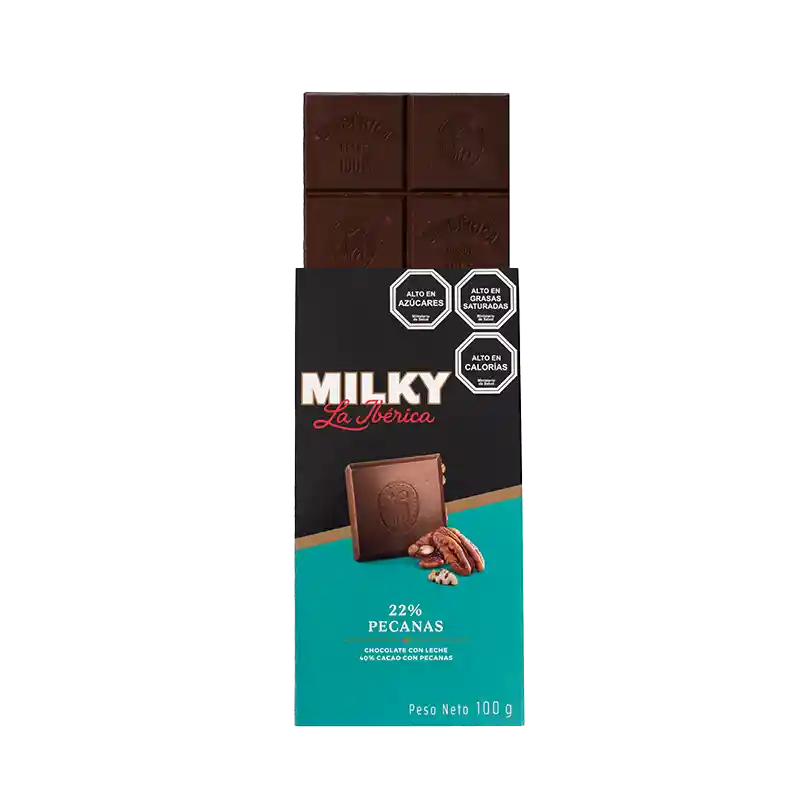 Tabl. Milky Pecanas X 100 Gr