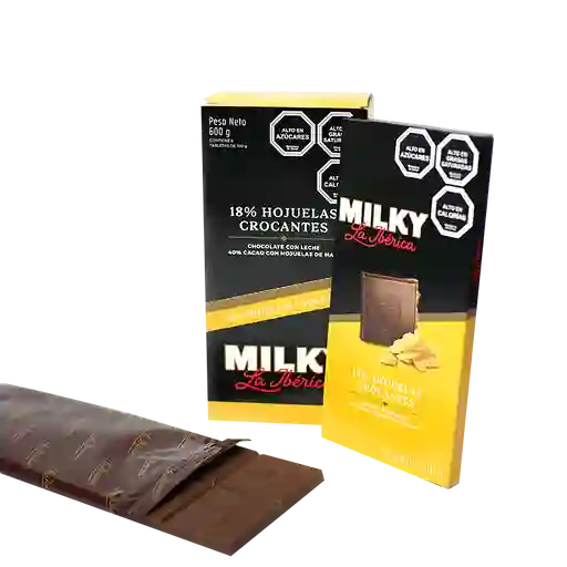 Tabl. Milky Hojuelas Crocantes X 100 Gr X 6 Piezas