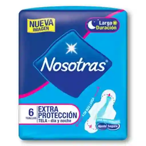 Nosotras Extra Proteccion Tela Dia Y Noche 6und