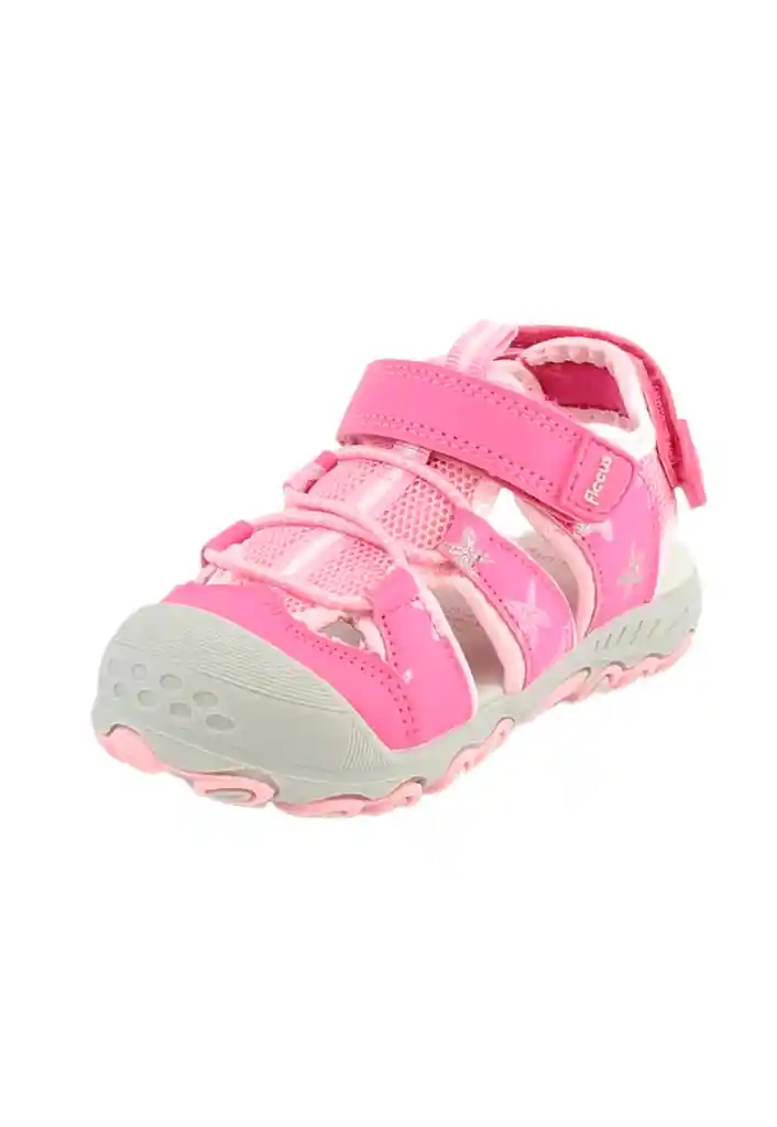 Sandalia Outdoor Velcro Kids Niña 851 Fucsia 28