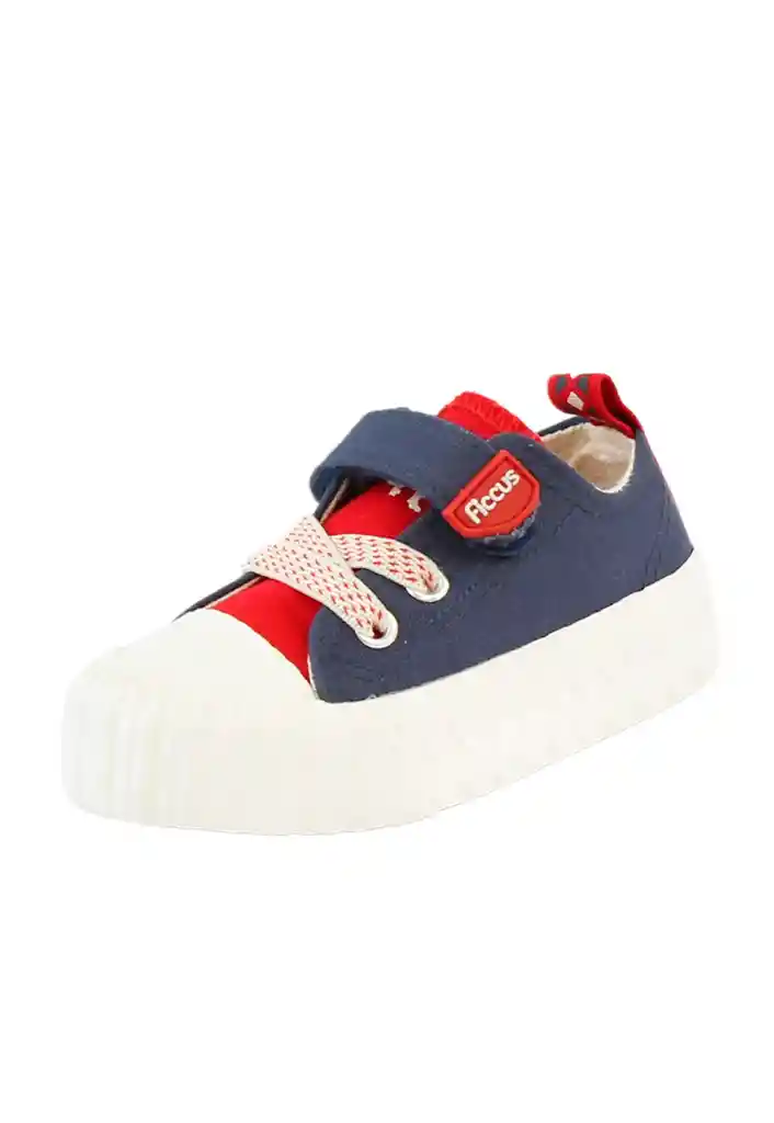 Zapatilla Urbana Velcro Elastico Principiante Niño 845 Azul 23