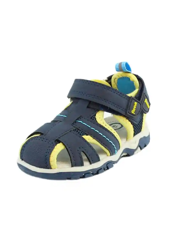 Sandalia Outdoor Velcro Principiante Niño 841 Azul 22