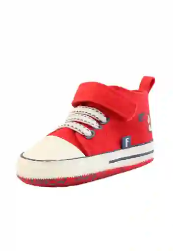 Zapatilla Urbana Velcro Elástico Newborn Niño 821 Rojo 15