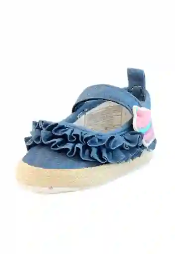 Zapato Ballerina Newborn Niña 808 Azul 18