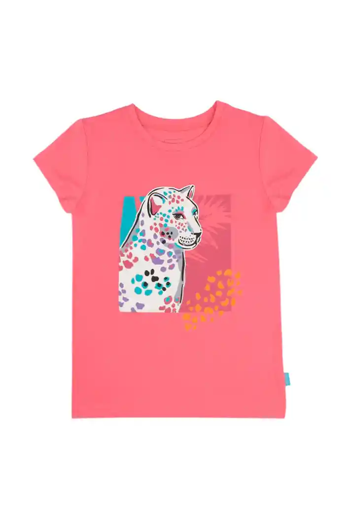 Polera Kids Niña Power Light 794 Coral 6 Años