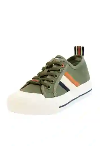 Zapatilla Urbana Elastico Junior Niño 929 Verde 36