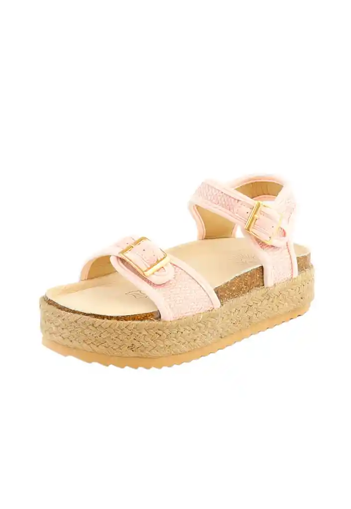 Sandalia Casual Velcro Junior Niña 904 Rosado 30