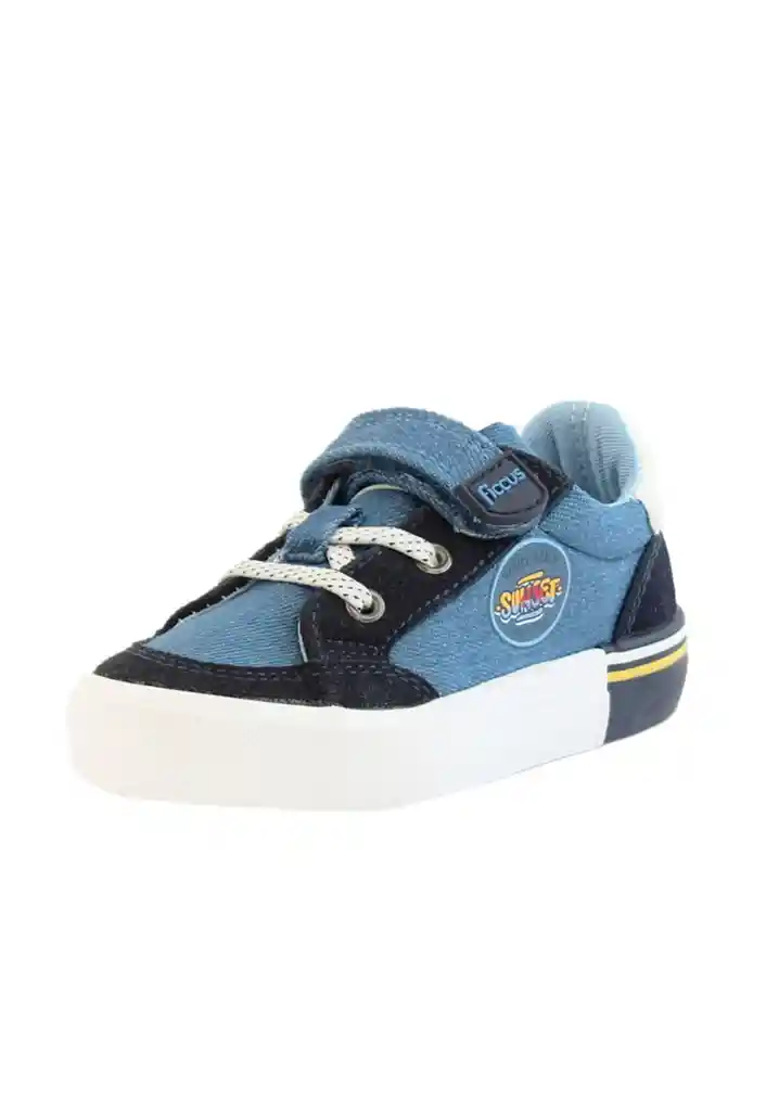 Zapatilla Urbana 2 Velcros Kids Niño 890 Azul 28