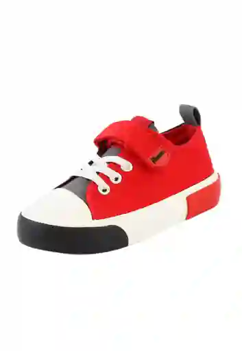 Zapatilla Urbana 2 Velcros Kids Niño 888 Rojo 28