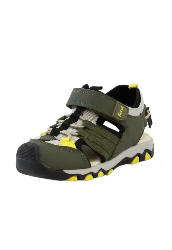 Sandalia Outdoor Velcro Kids Niño 881 Verde 28