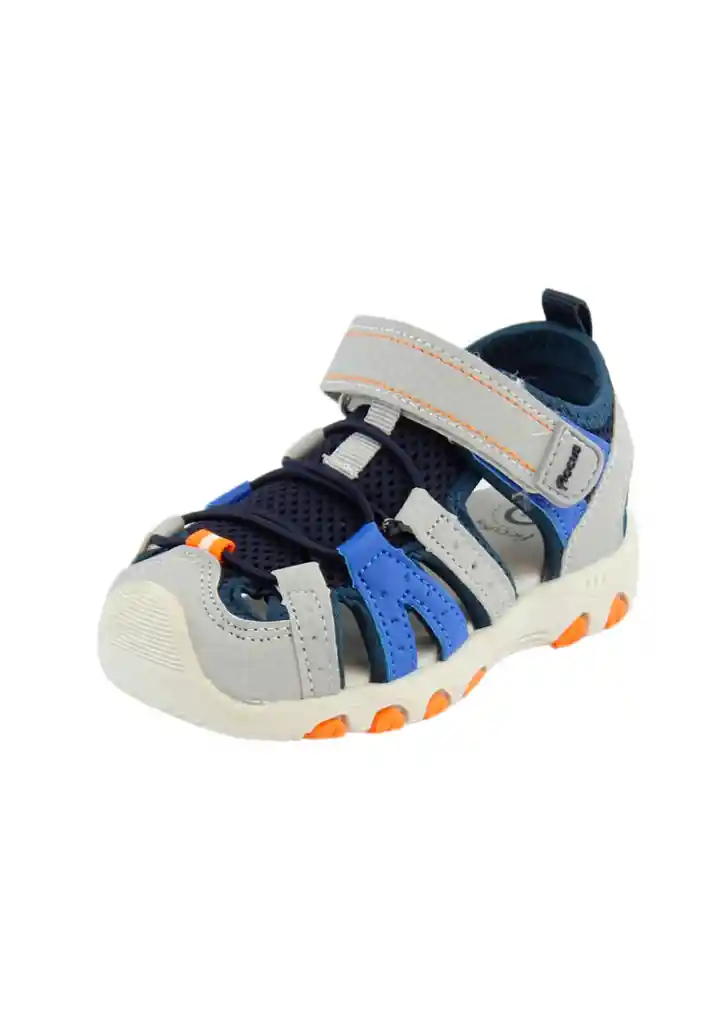 Sandalia Outdoor Velcro Kids Niño 880 Gris 26