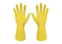 Guante Domestico Amarillo Talla S (par)