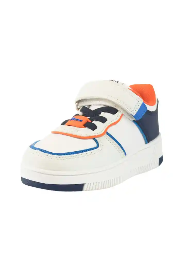 Zapatilla Solar Velcro Elástico Kids Niño 949 Blanco 28