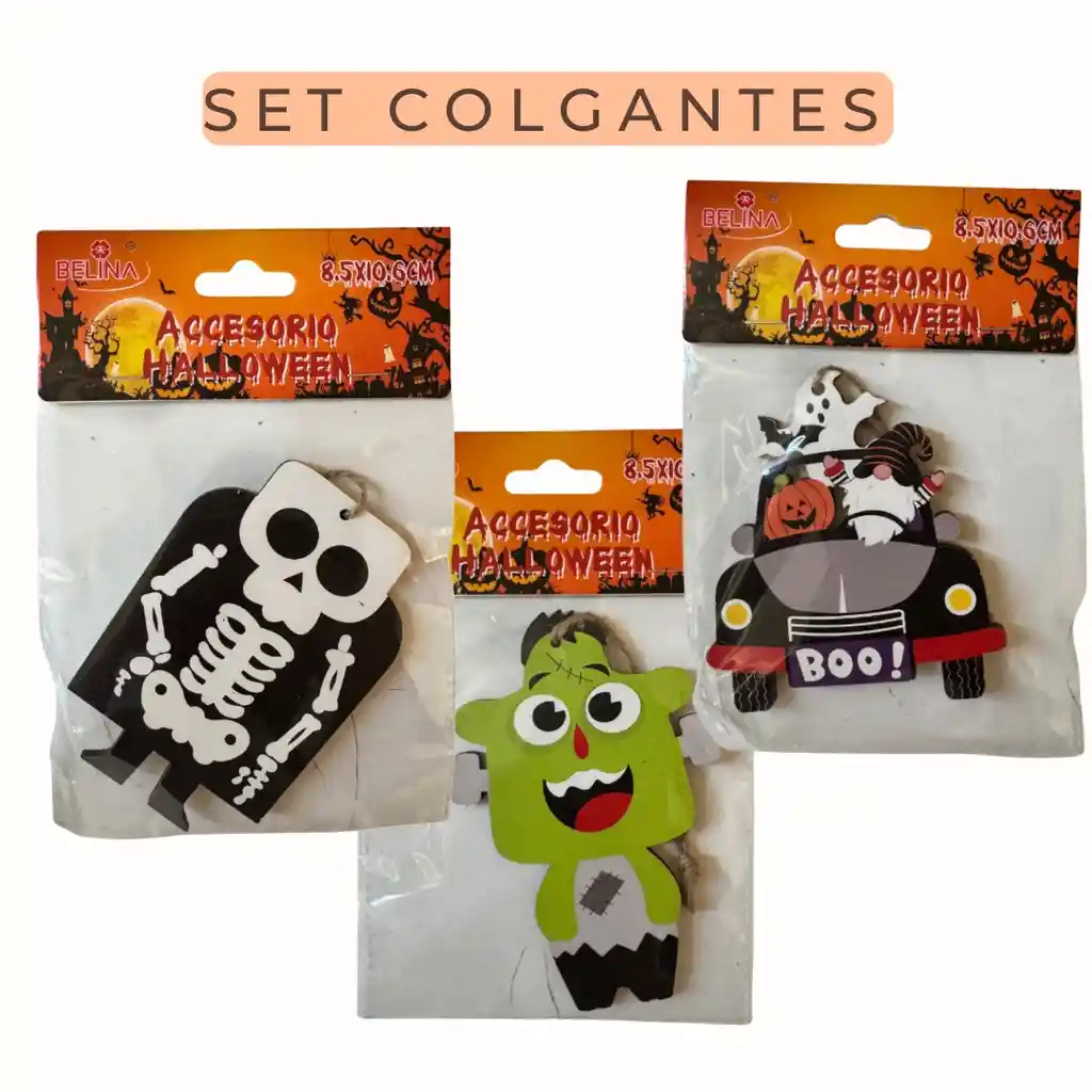 Set De Colgantes Halloween