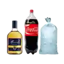 Promo Mistral 35 ° 1,0 Lt + Coca Cola 3,0 + 2 Kg Hielo