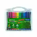 Set De Marcadores Triangulares Jumbo 12 Colores